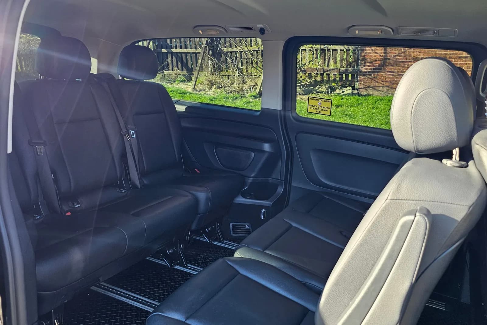 Mercedes Vito interior passenger comfort view